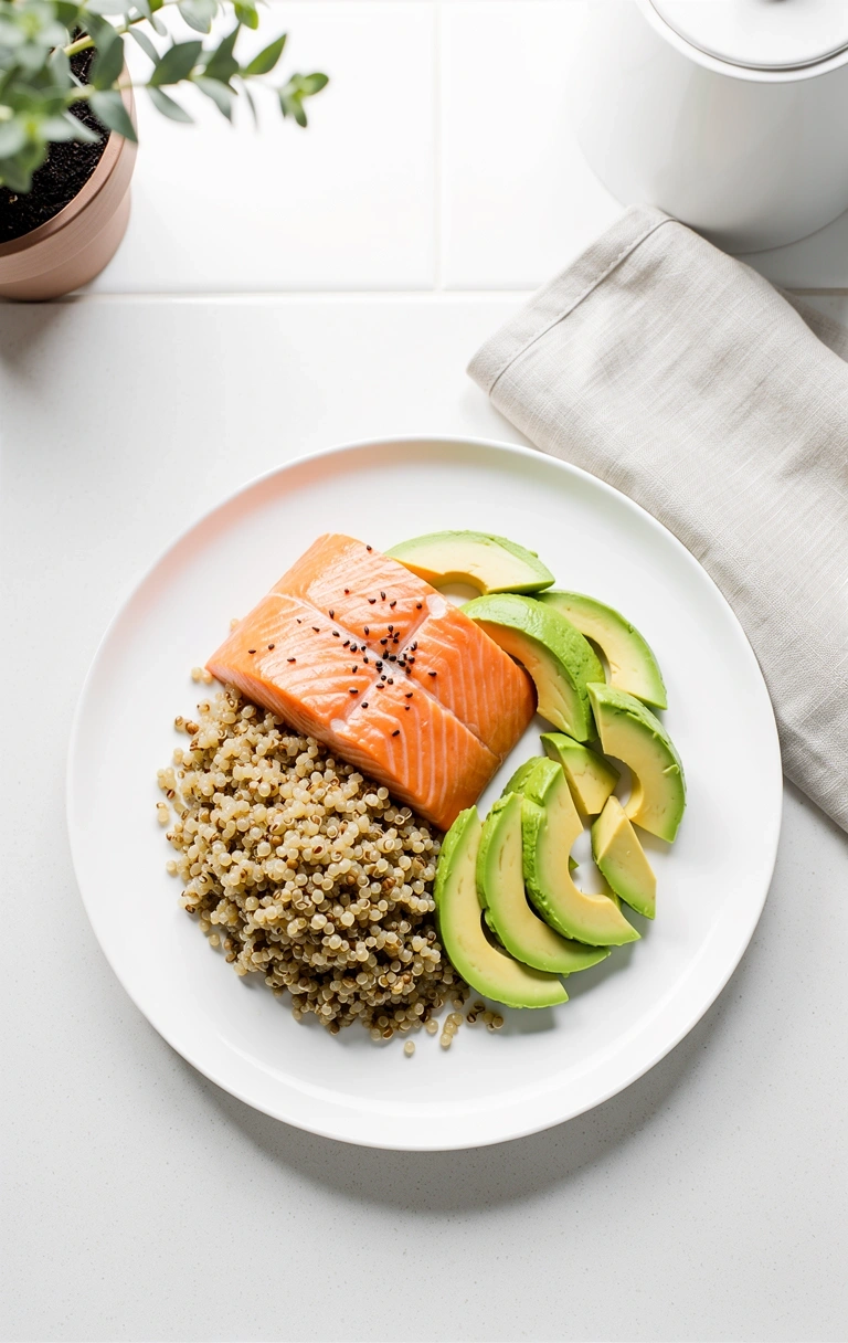 Fresh organic ingredients representing our nutritional focus