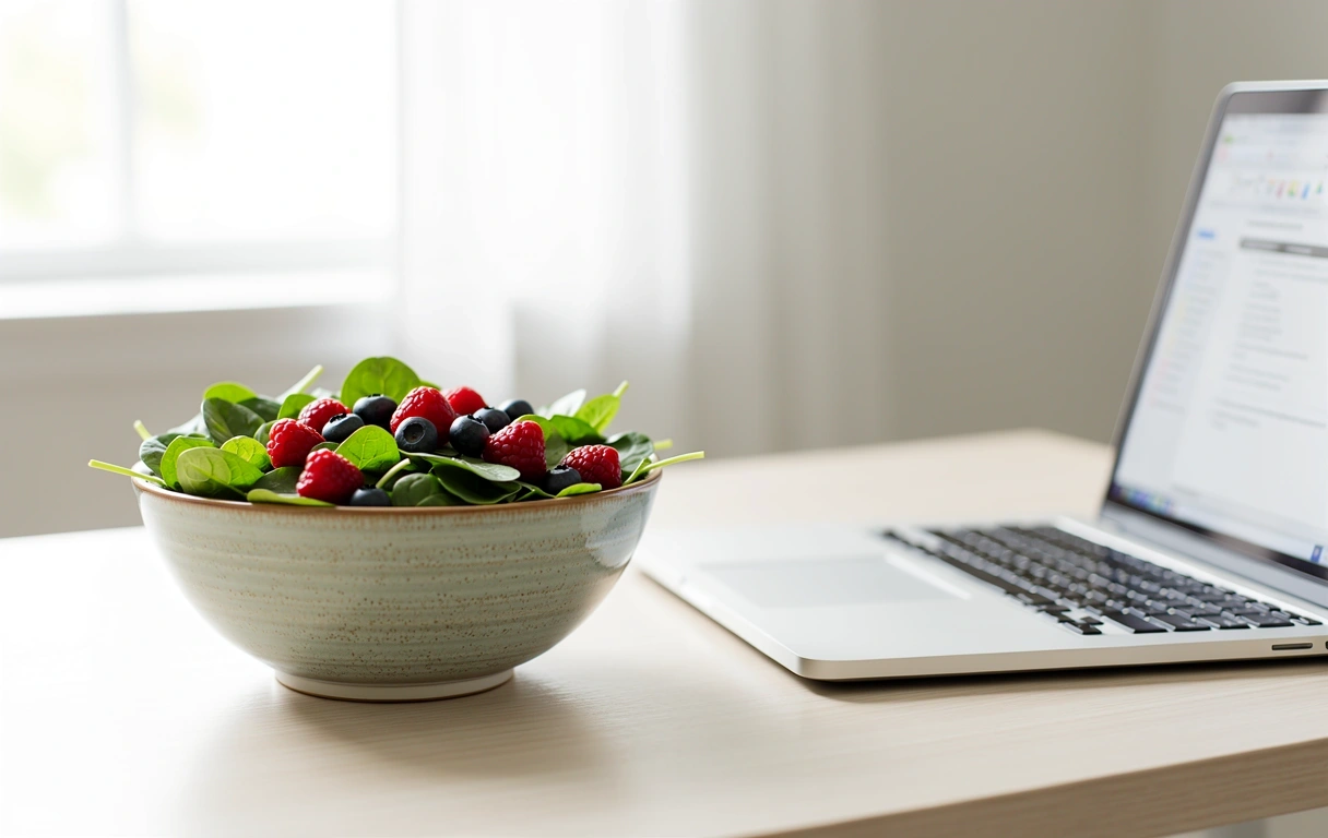 Professional online nutrition session environment